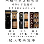 第2納骨堂の申込状況です（令和７年6月17日時点）