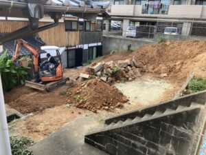 第2納骨堂工事状況（10月24日）