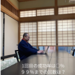 1回目のチャンレンジ成功率は0.99％、99％に至るまでの回数は